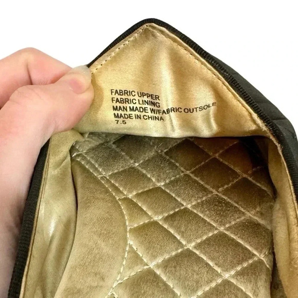 Birdies The Raven Mule in Satin Slubbed Shantung Black - Picture 10 of 11